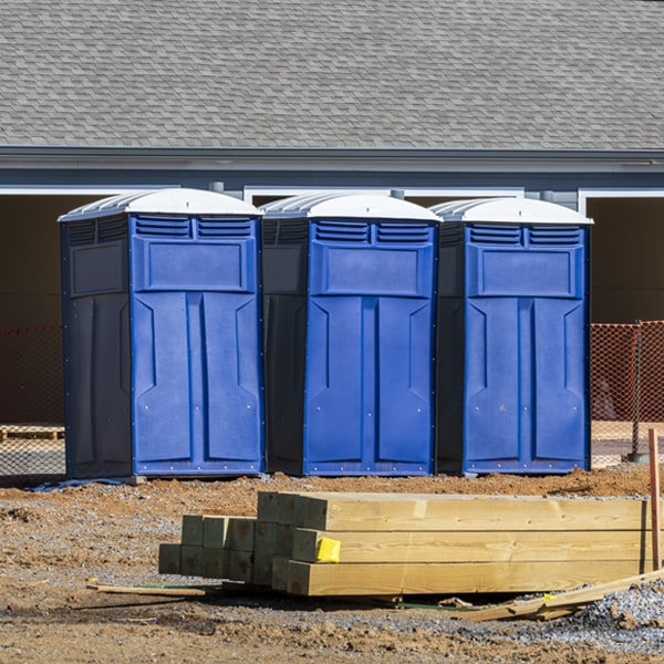 how can i report damages or issues with the portable restrooms during my rental period in Somers Ohio